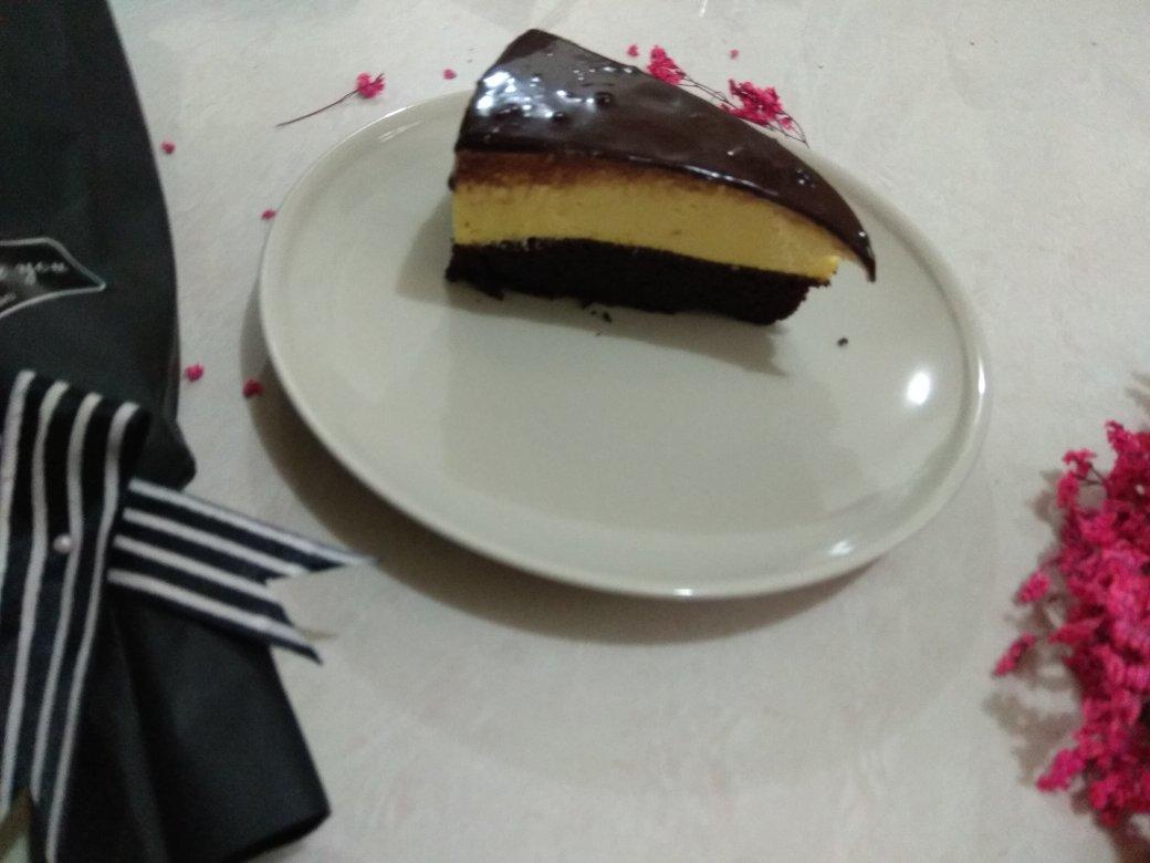 布朗尼草莓慕斯蛋糕