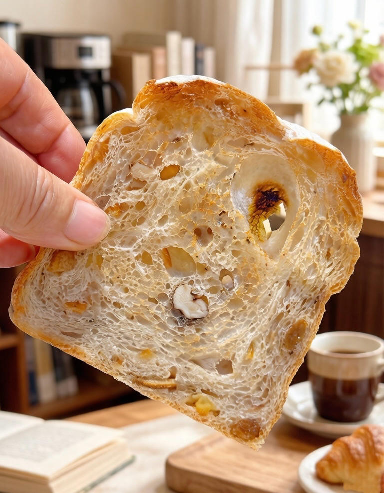 低油低糖--提子核桃软欧