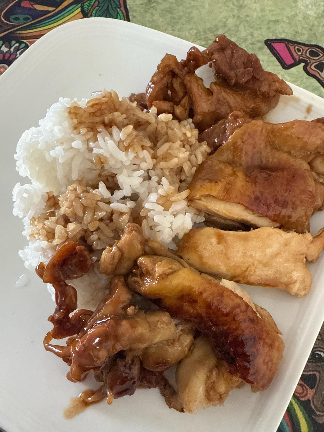 照烧鸡腿饭