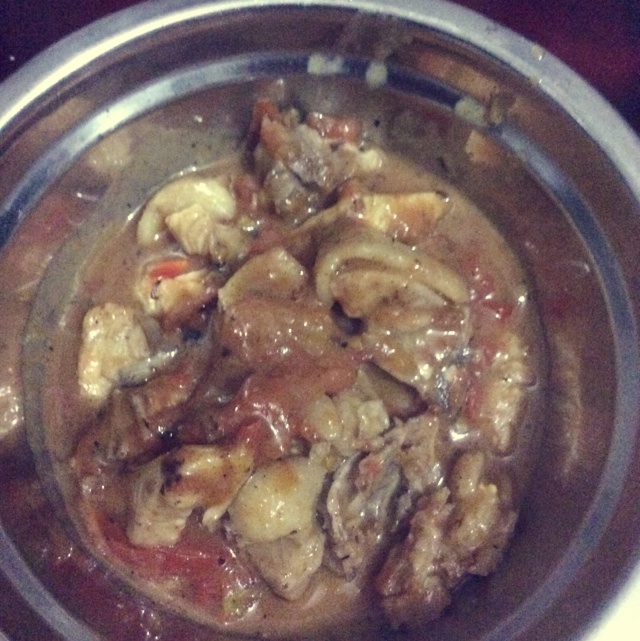 番茄鸡肉片