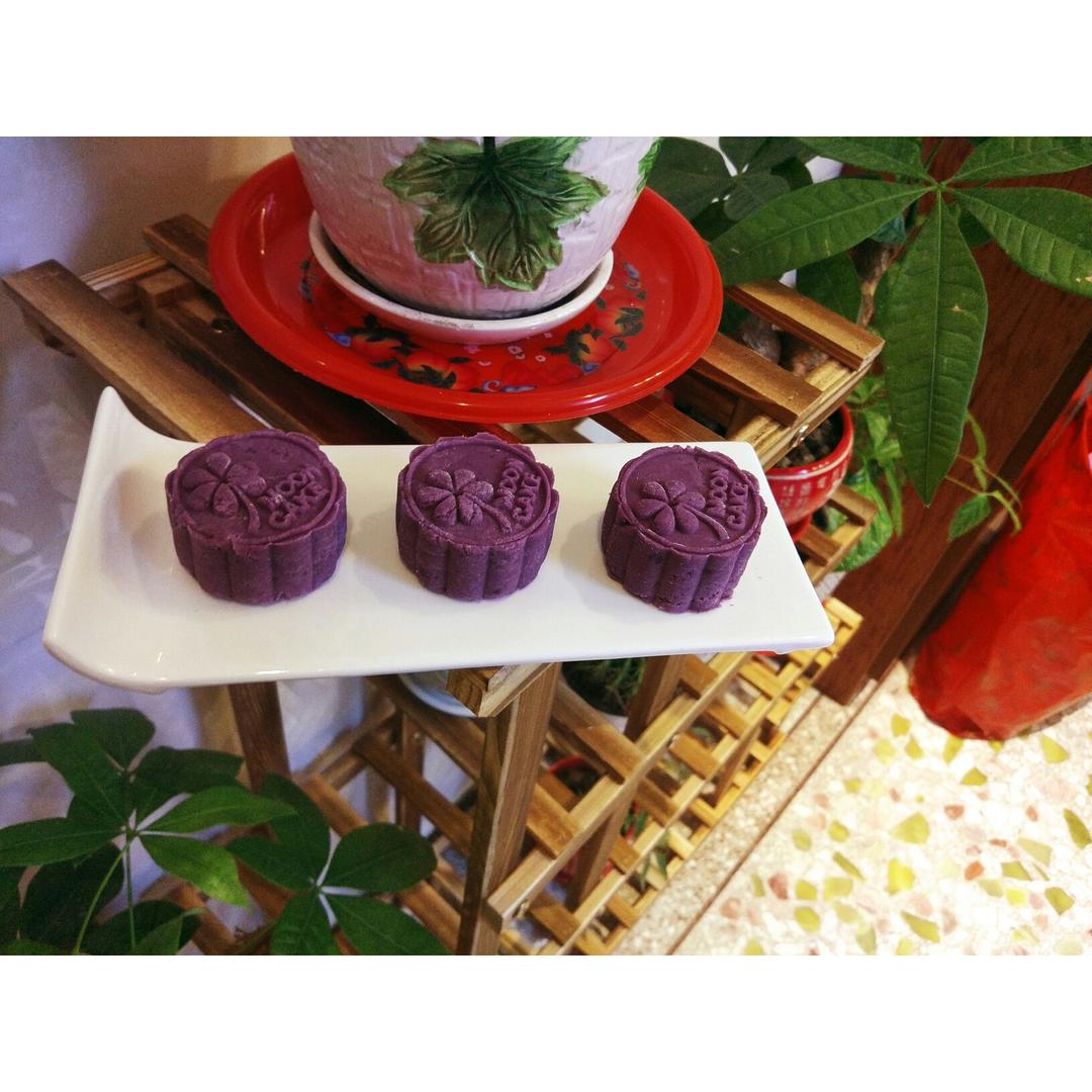 紫薯豆沙糕