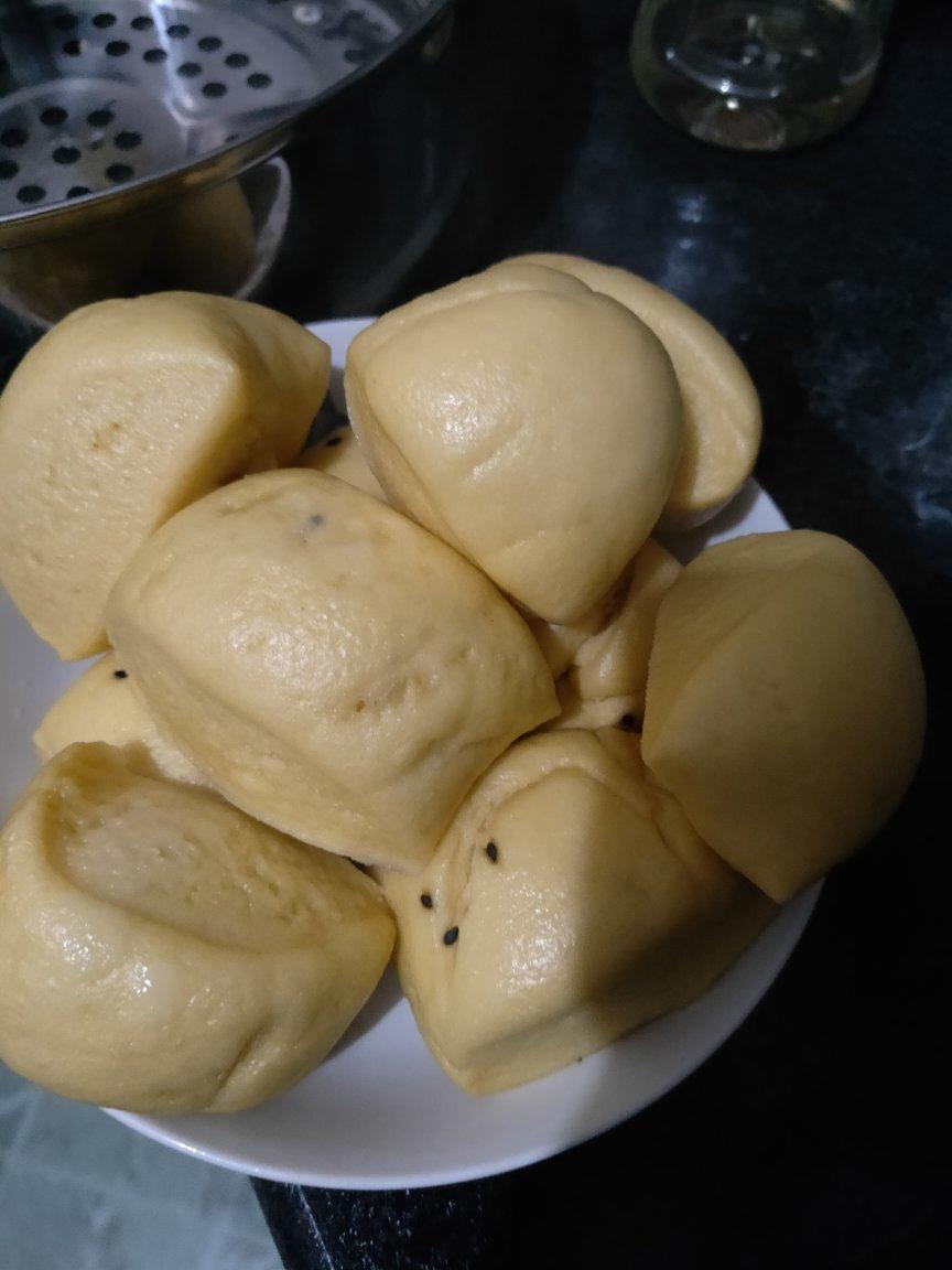 芝麻玉米馒头