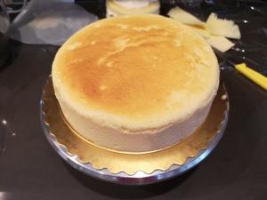 双层美味轻乳酪生日蛋糕（6寸＋8寸）的做法 步骤18