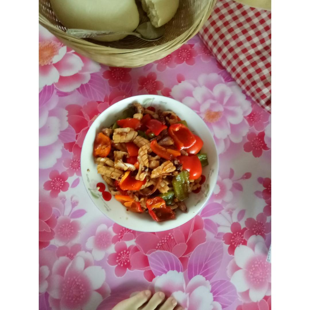 香辣鱿鱼卷