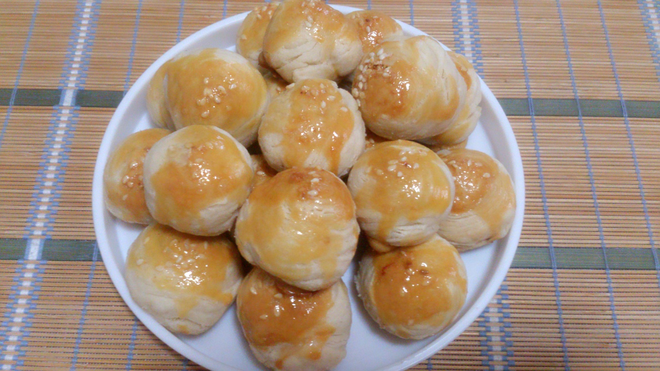 芝麻豆沙酥