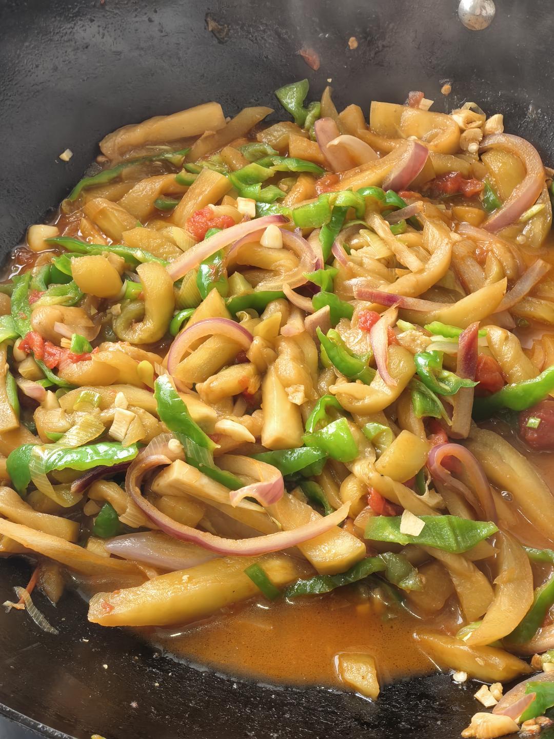 茄辣西拌面菜！