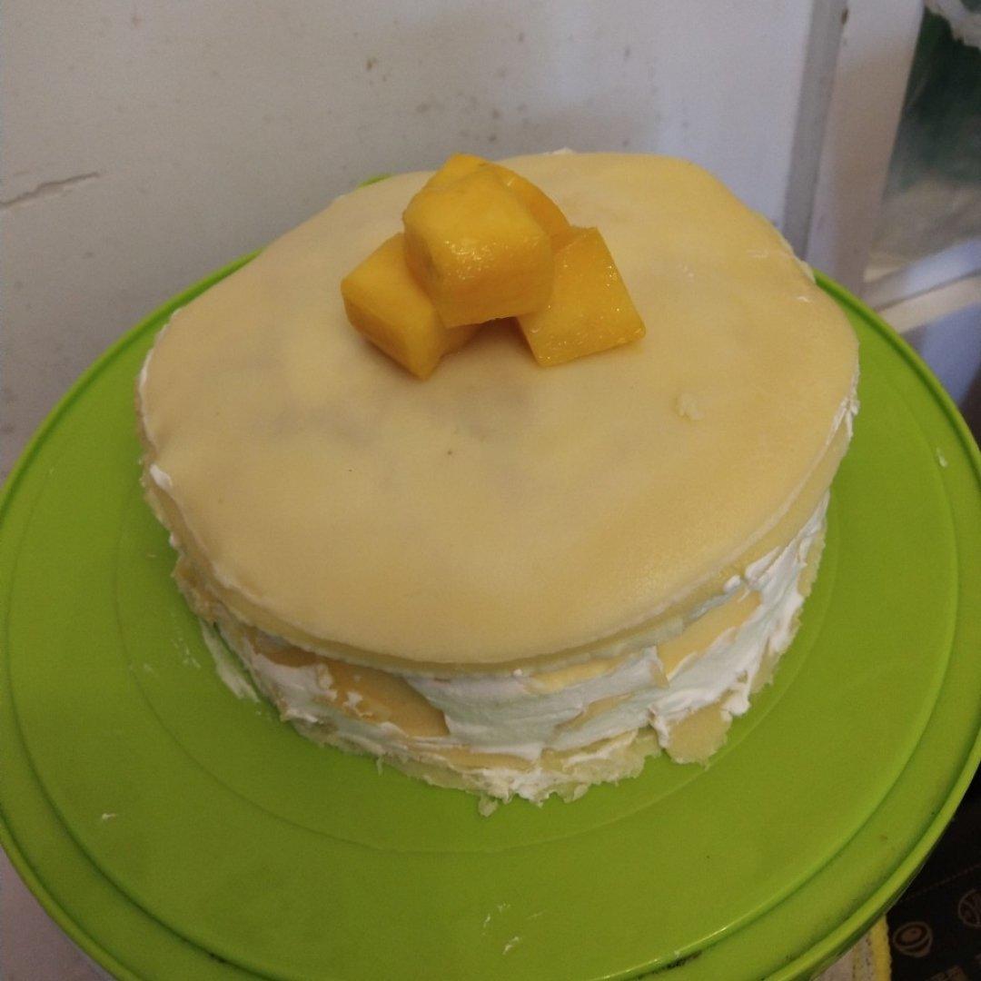 芒果千层蛋糕，100%成功告别煎皮无能