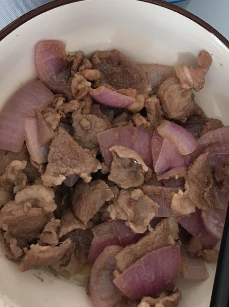 洋葱孜然羊肉片