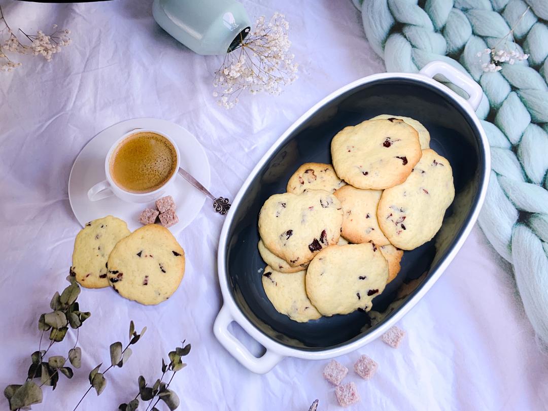 蔓越莓牛奶黄油小饼干不打发超快手的做法