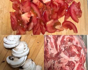 拌饭一级棒的番茄牛肉片的做法 步骤1
