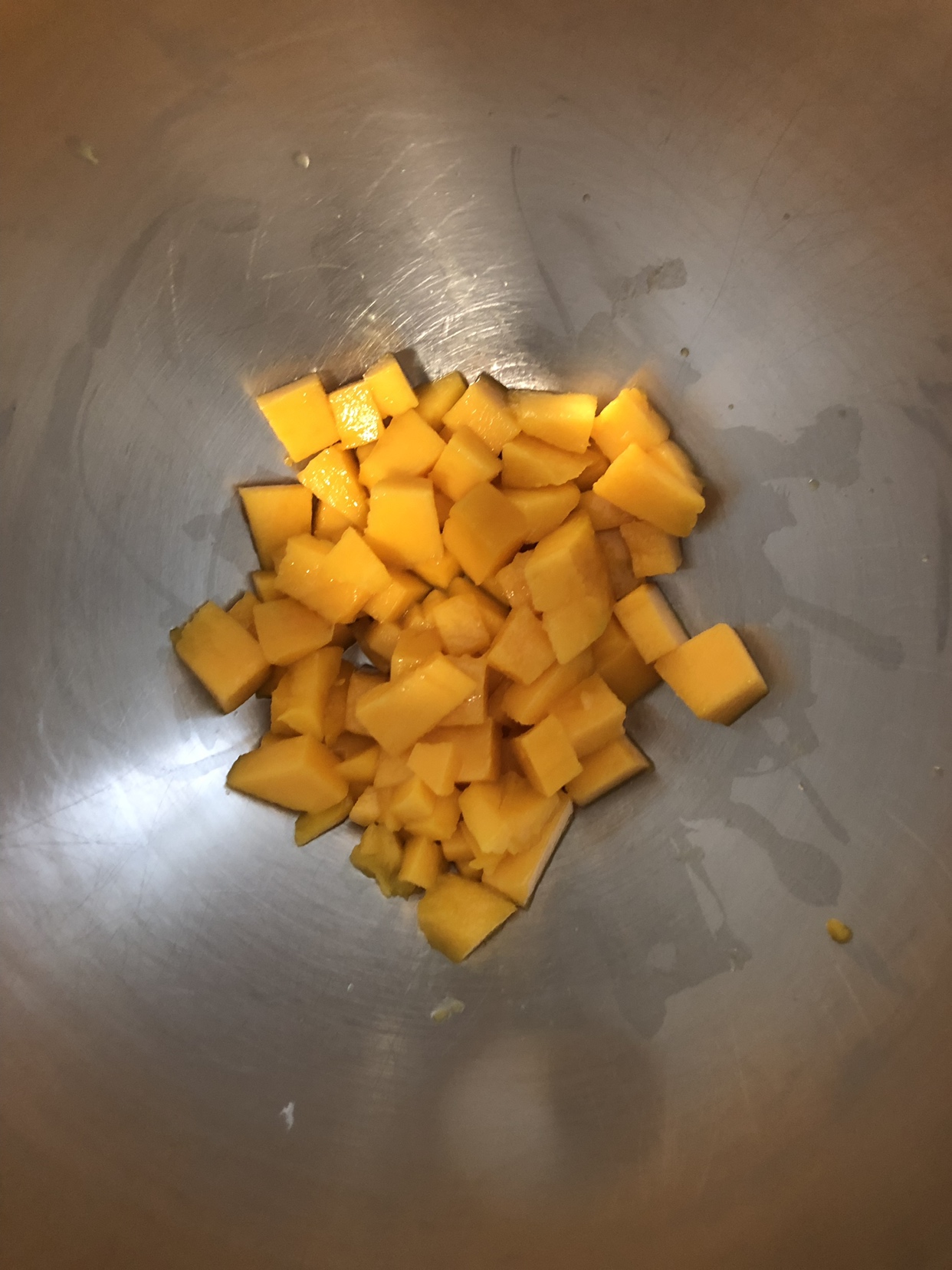 芒果乳酪软欧的做法 步骤1
