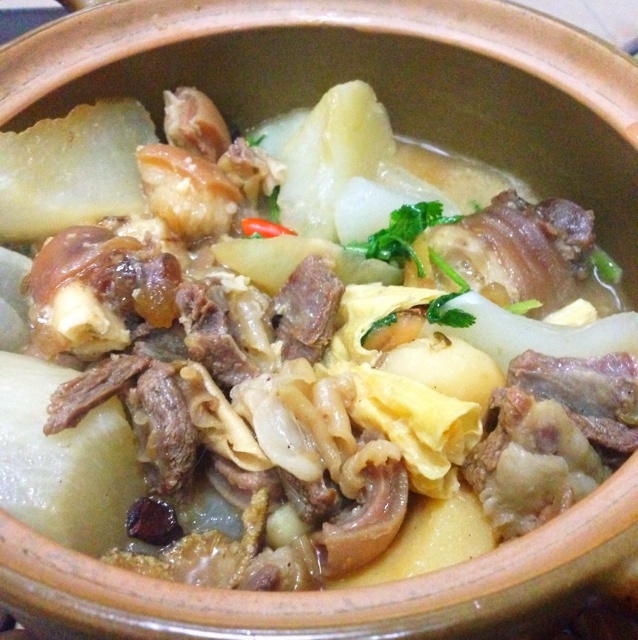 腐竹羊腩煲
