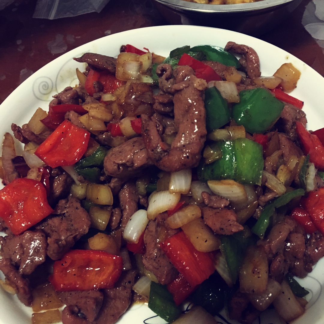 黑椒牛柳