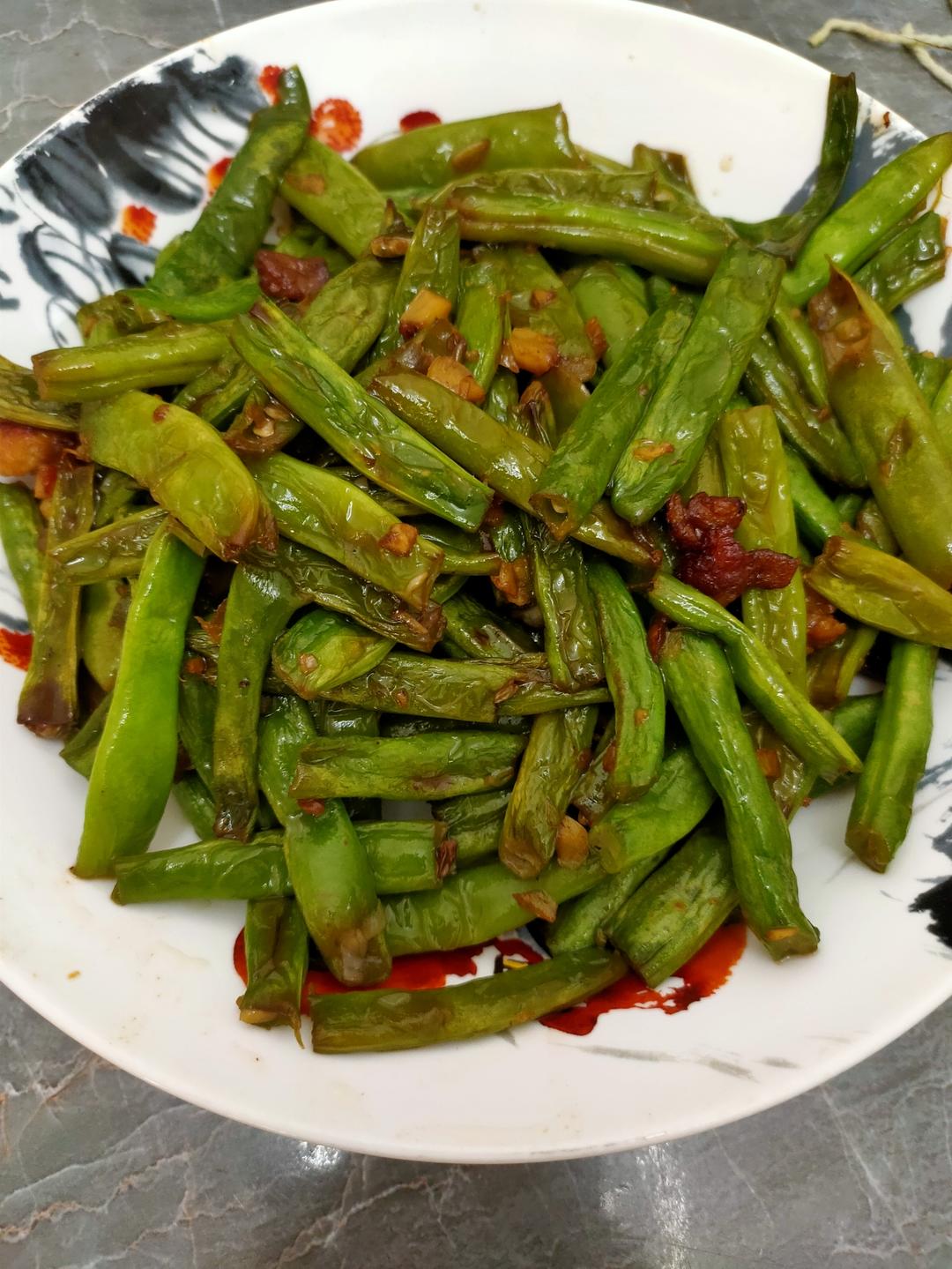 家常小炒四季豆，蔬菜就是要清爽鲜甜