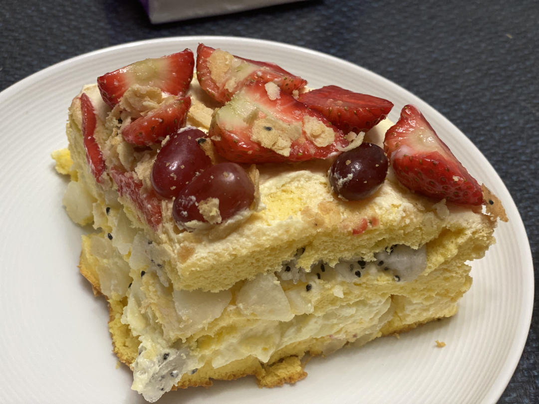 从“0”开始一步步教你做完美裸蛋糕（8寸戚风少糖版）关键步骤有动图