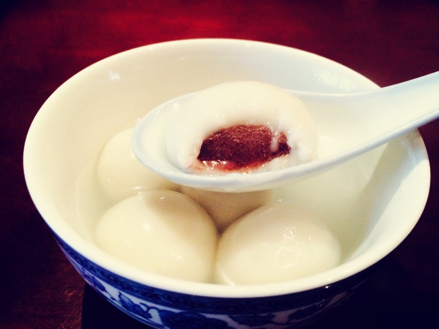 appletree做的豆沙汤圆