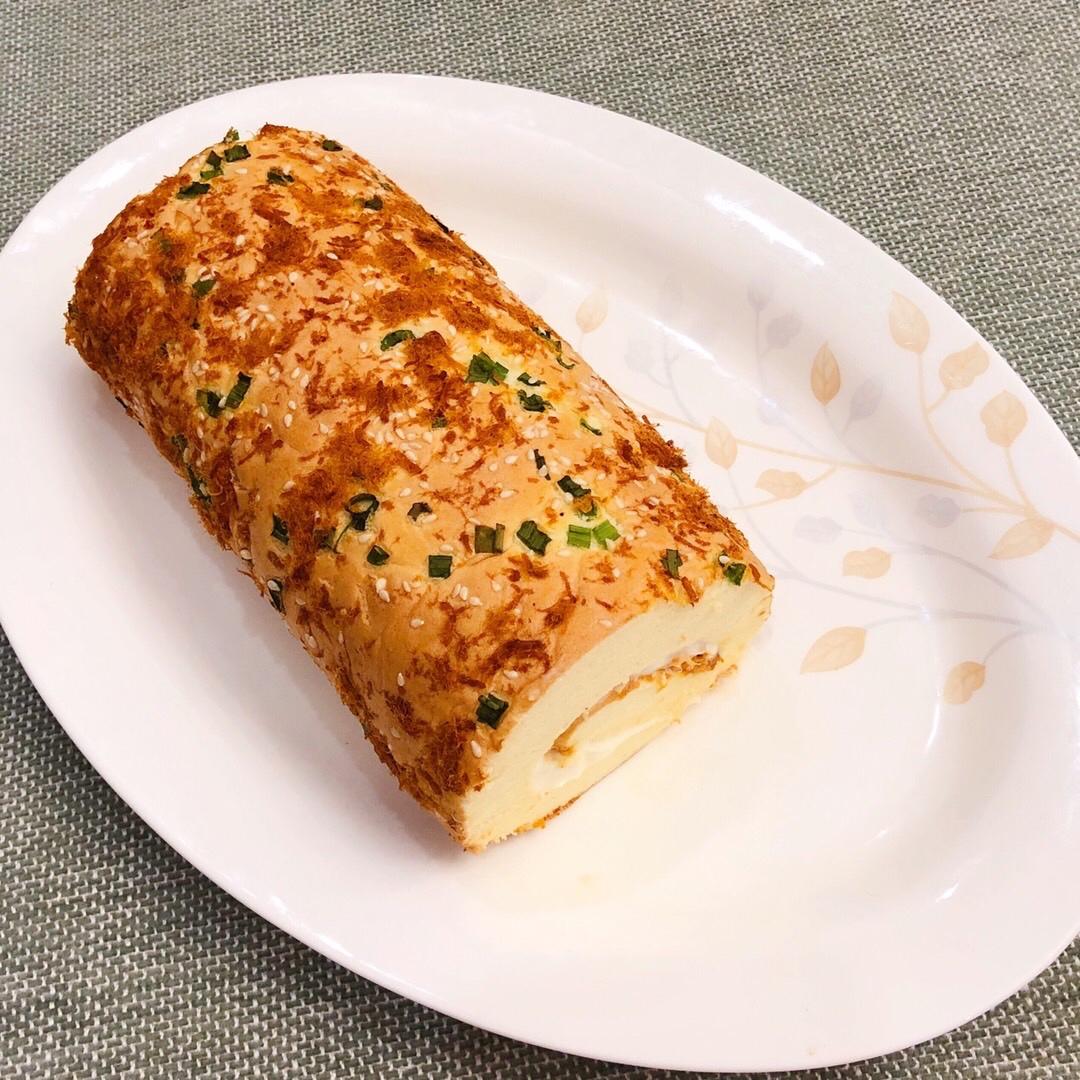 香葱肉松卷 蛋糕卷-无敌美味