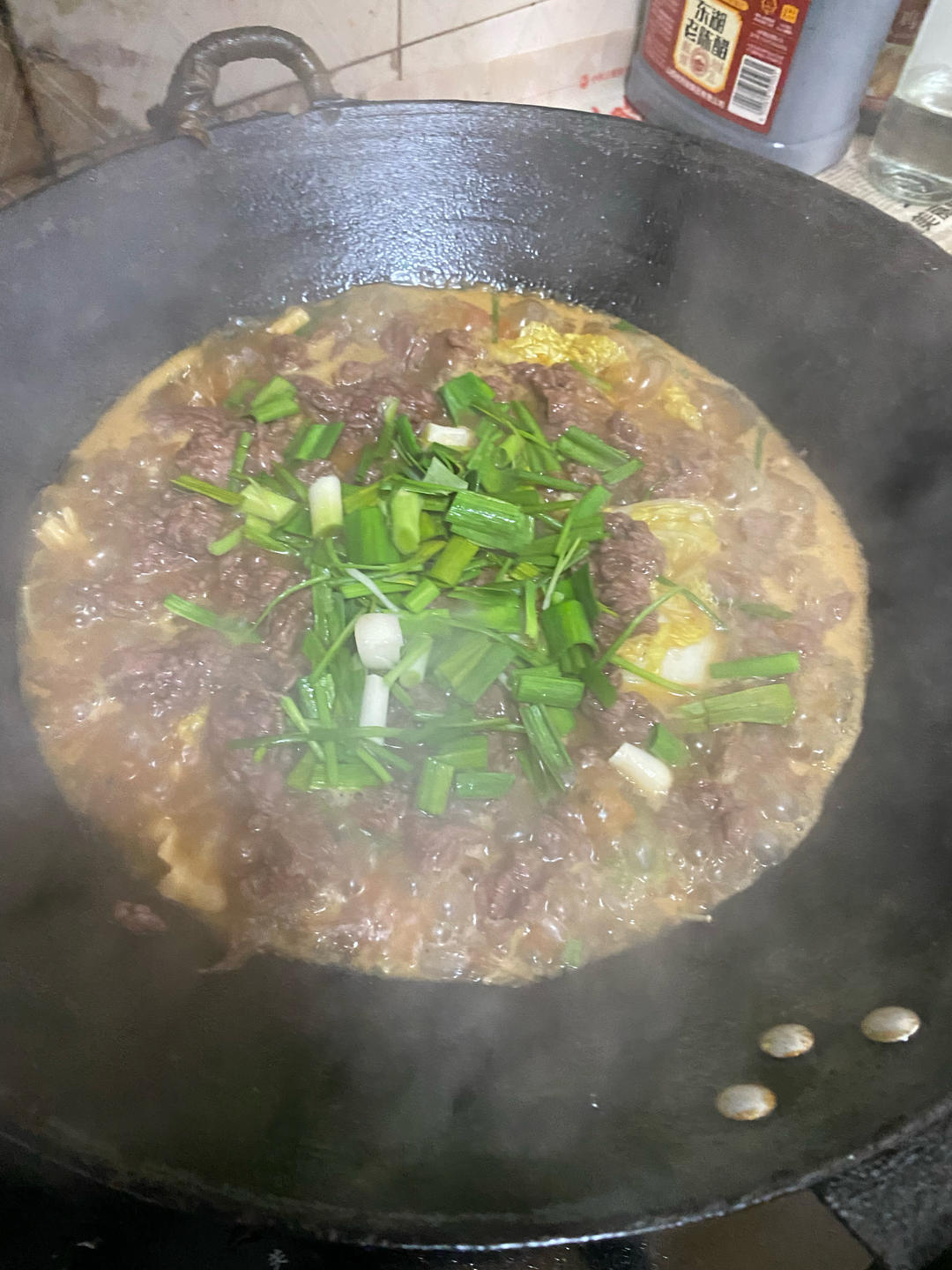 番茄（西红柿）腐竹牛肉煲