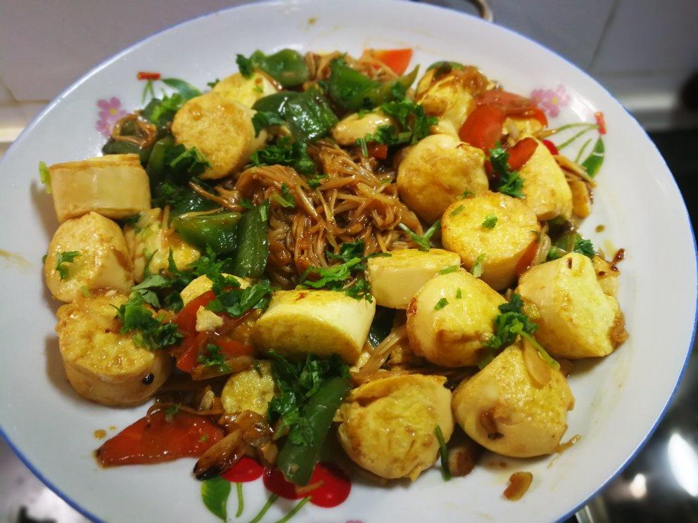 超级下饭菜--金针菇日本豆腐