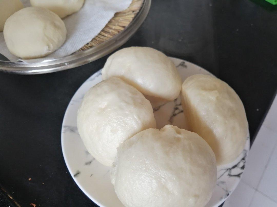 纯手工奶香馒头【无泡打粉，无添加】