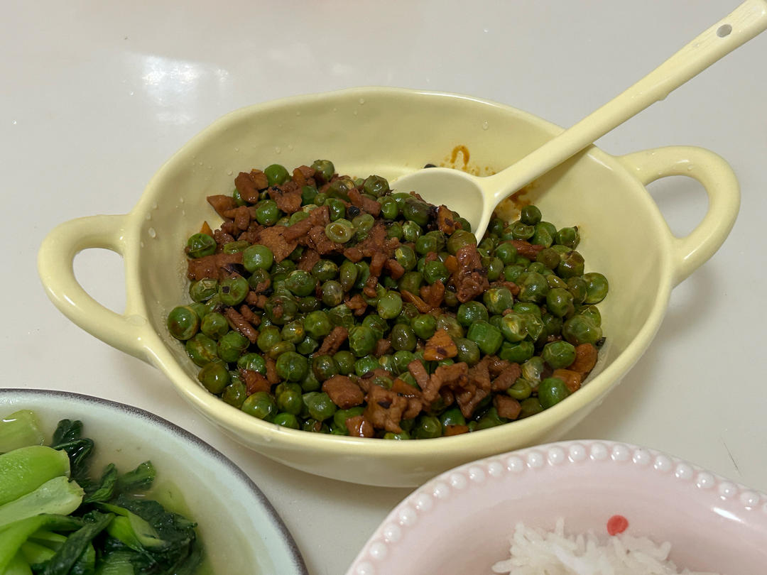 快手菜 青豆炒肉