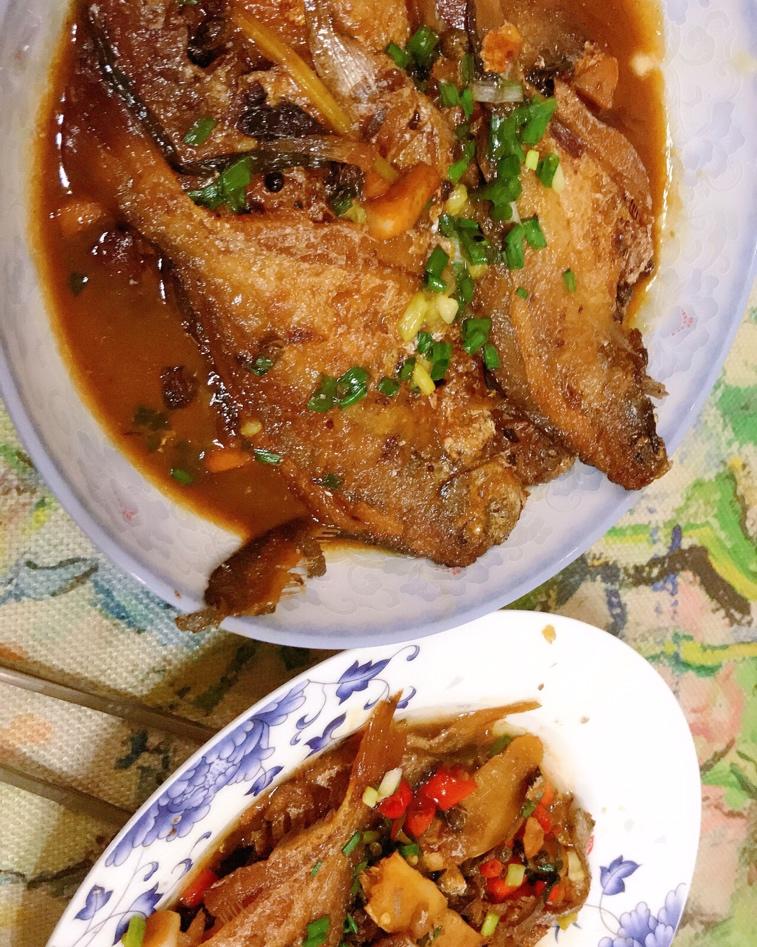 家常红烧鲳鱼