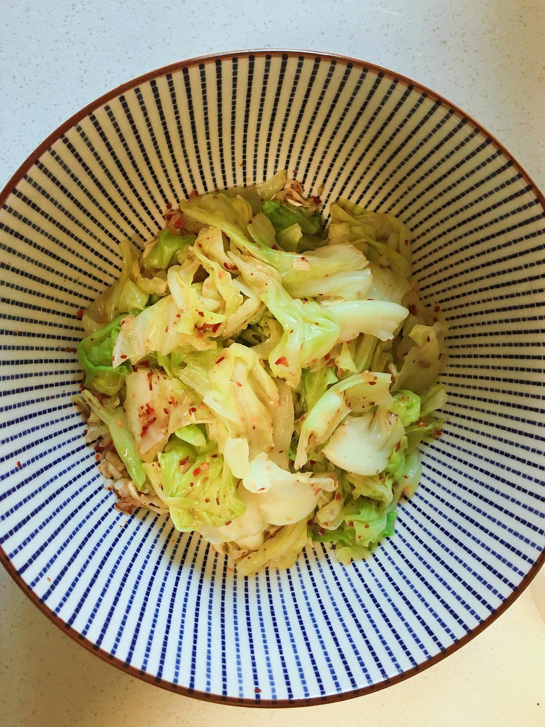 韩式辣圆白菜的做法