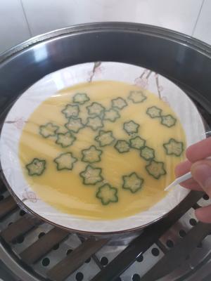 减脂早餐 嫩滑秋葵蒸蛋的做法 步骤4