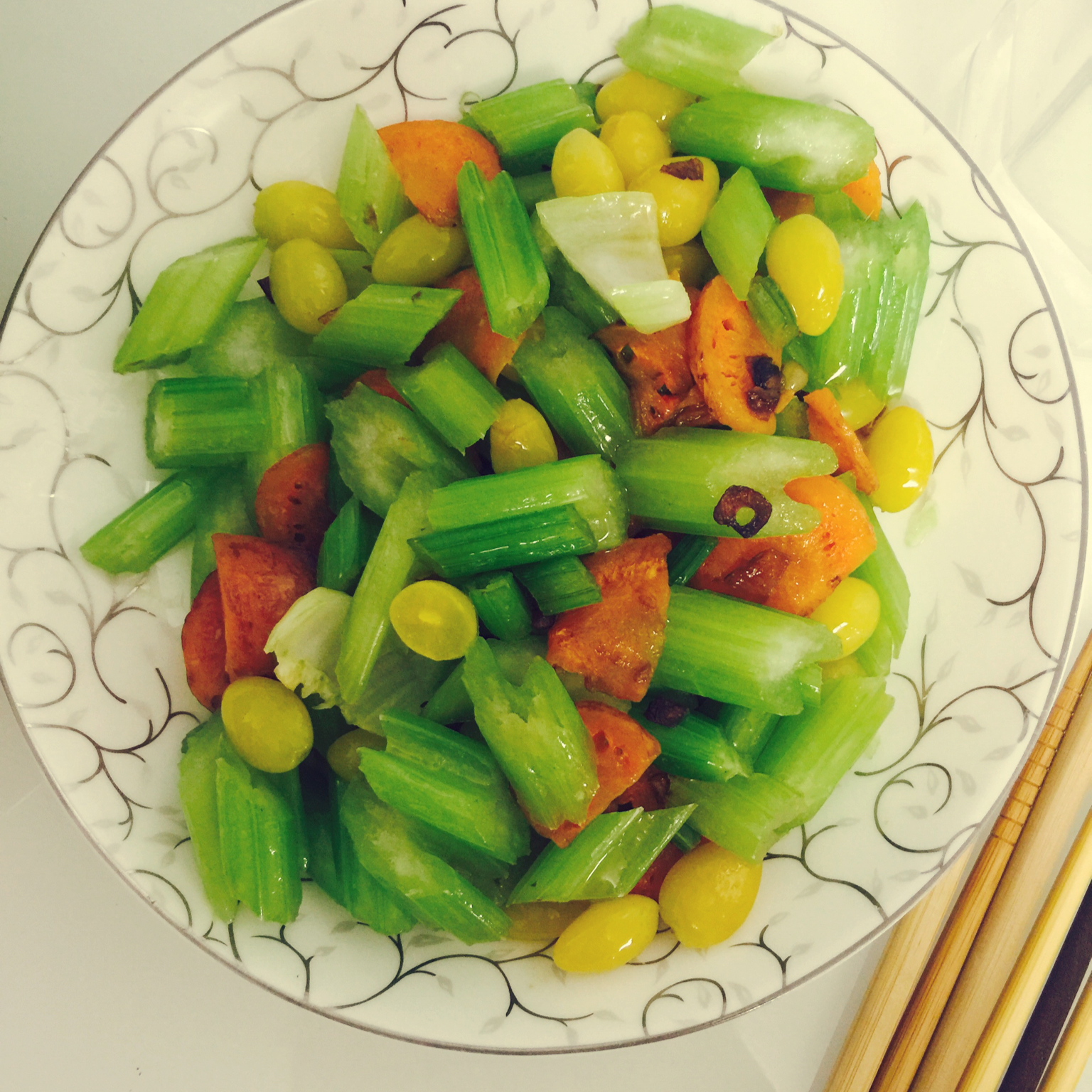 白果炒西芹
