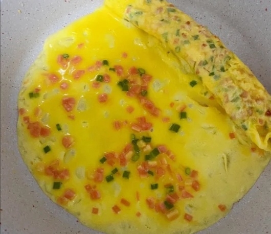 减脂餐｜日式厚蛋烧，快手健康早餐～的做法 步骤2