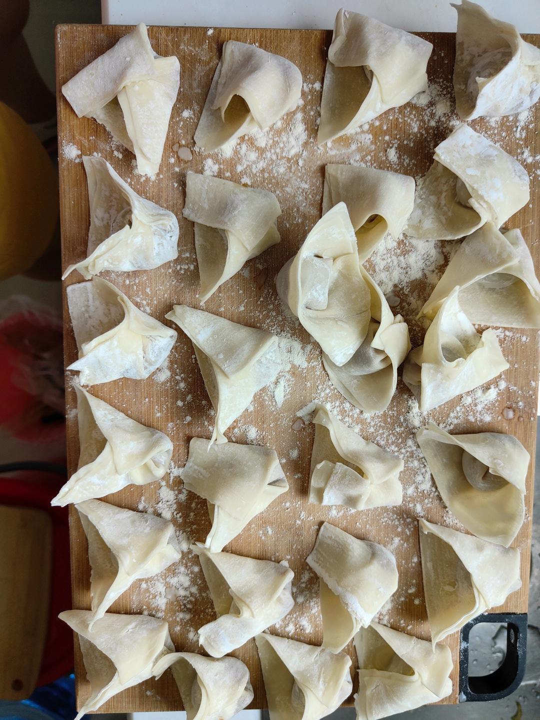 肉不柴的馄饨馅