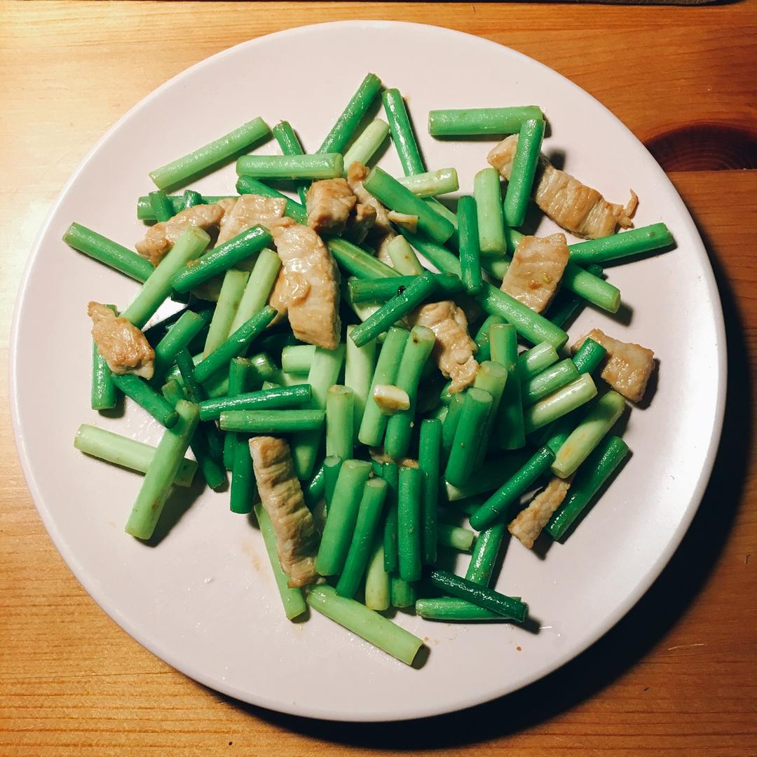 蒜薹炒肉丝