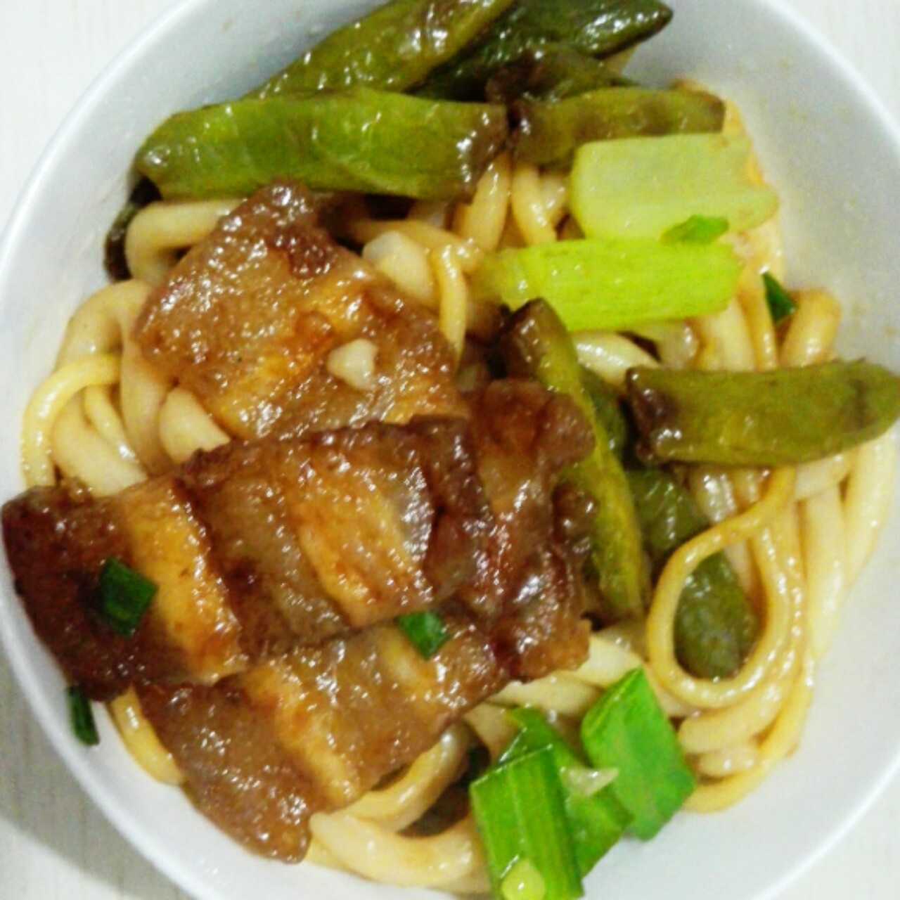 芸豆焖面（附万能的腌肉不老的办法）