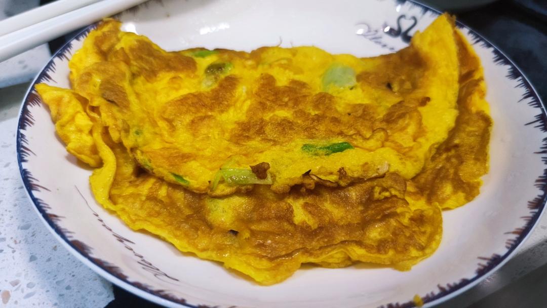 大葱摊鸡蛋