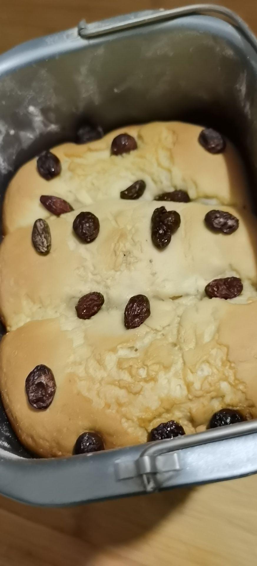 好吃松软的葡萄干面包（ACA面包机）