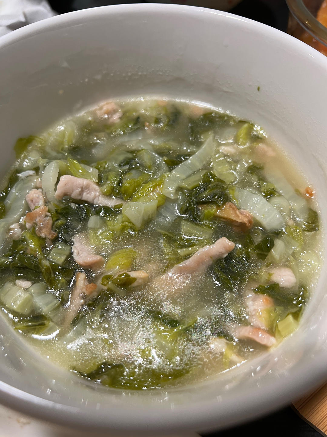 烂糊肉丝-大白菜加里脊肉烂糊糊的才好吃，原来成功就靠那3勺！