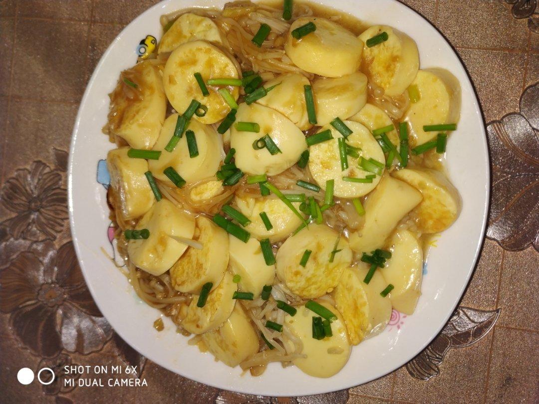 金针菇烧日本豆腐