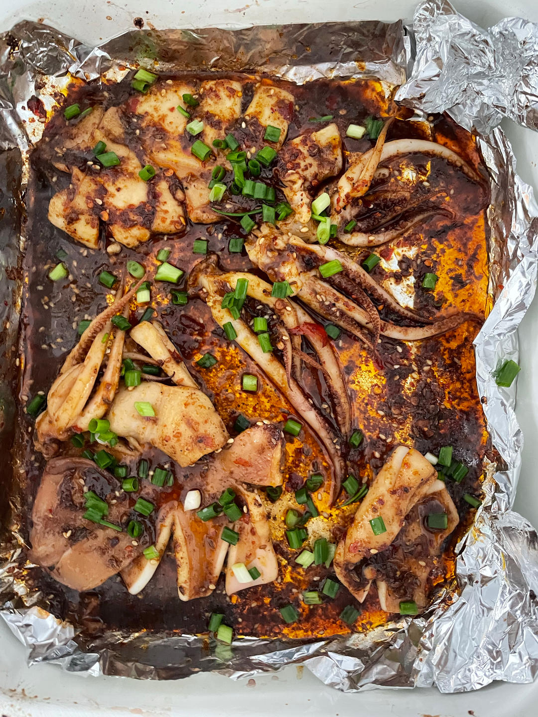 烤鱿鱼（烤箱版）秒杀铁板烧