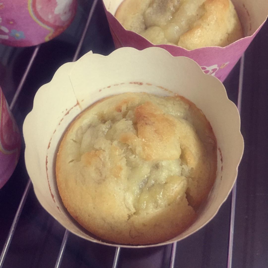 马芬 纸杯蛋糕cupcake香蕉松糕