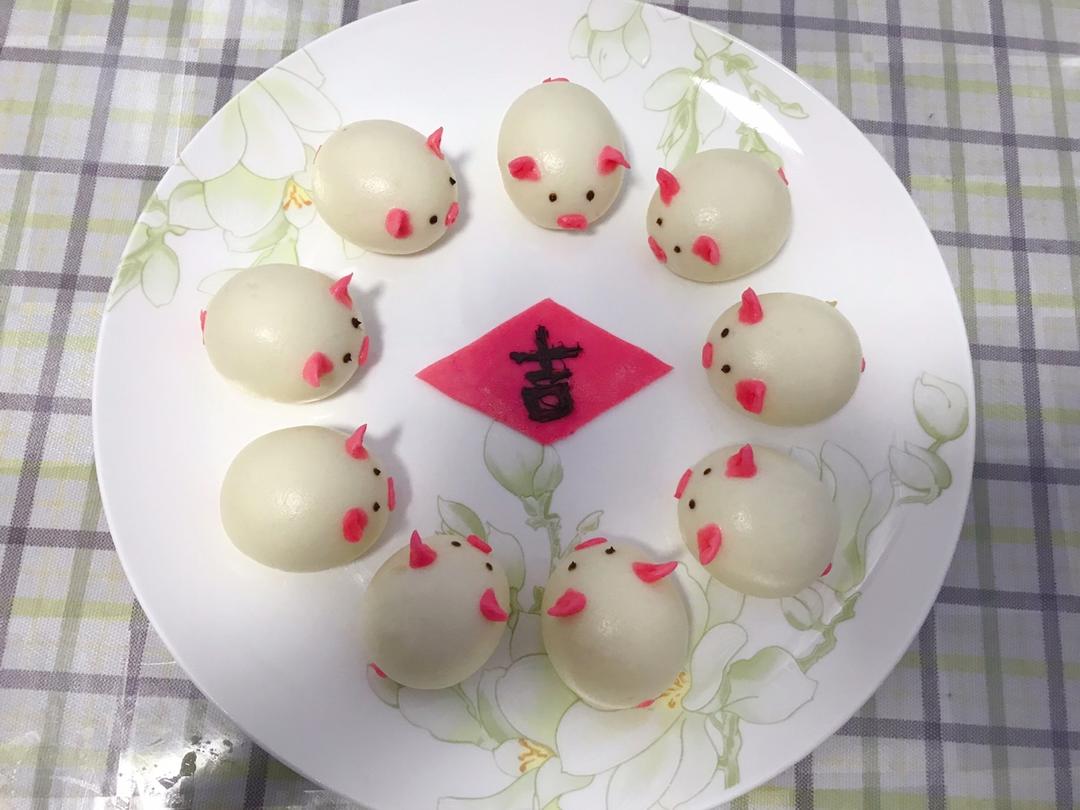 做一个萌萌小猪馒头