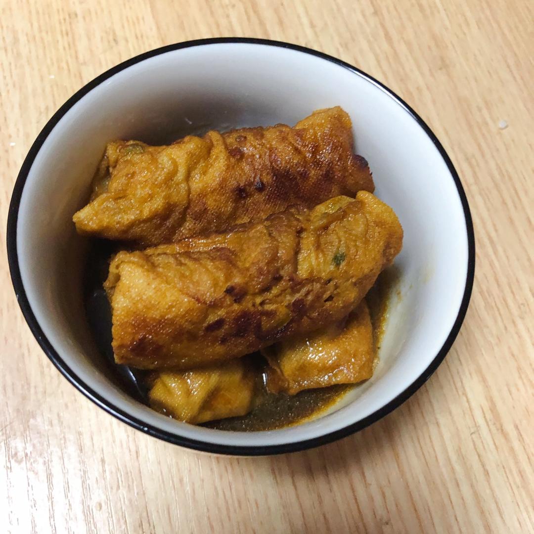 红烧百叶结包肉（一口吃做法）