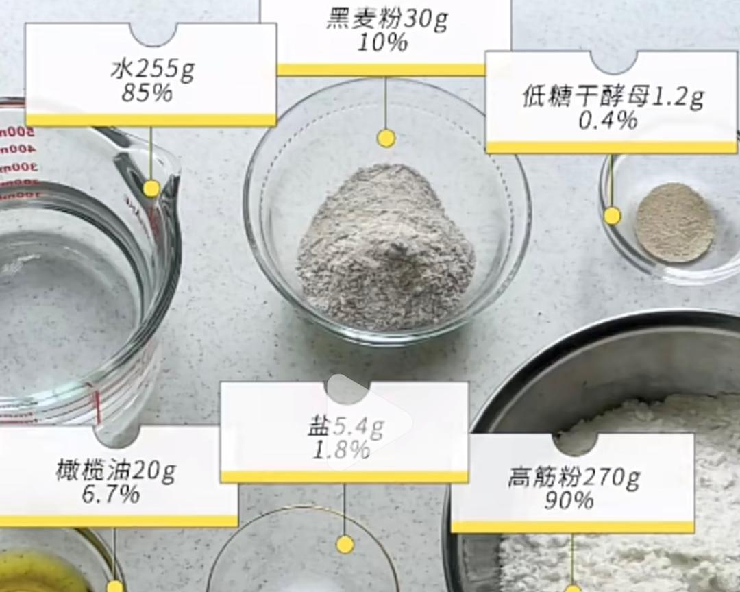 纯奶手撕吐司的做法 步骤1