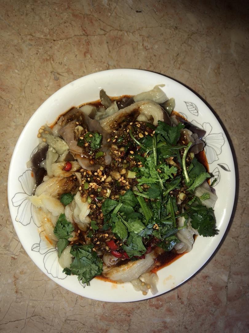 热拌蒜泥茄子