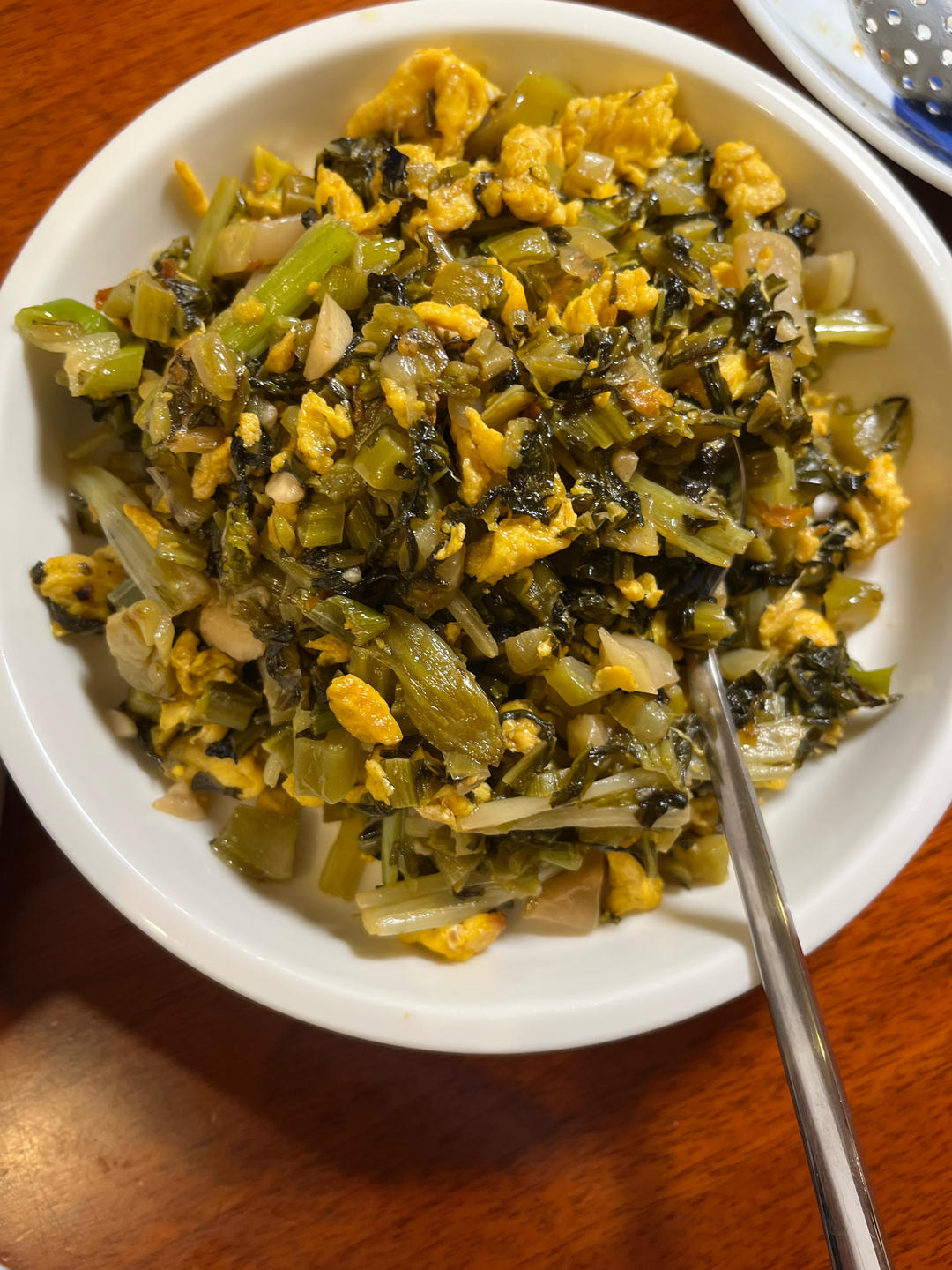 酸菜炒鸡蛋