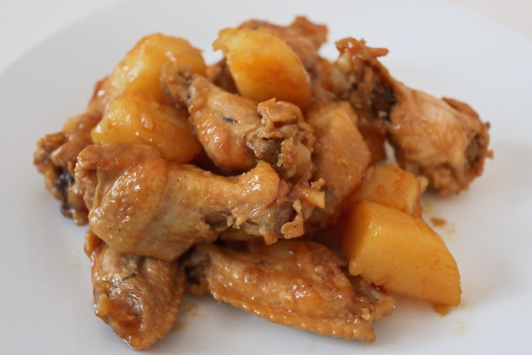 土豆焖鸡腿