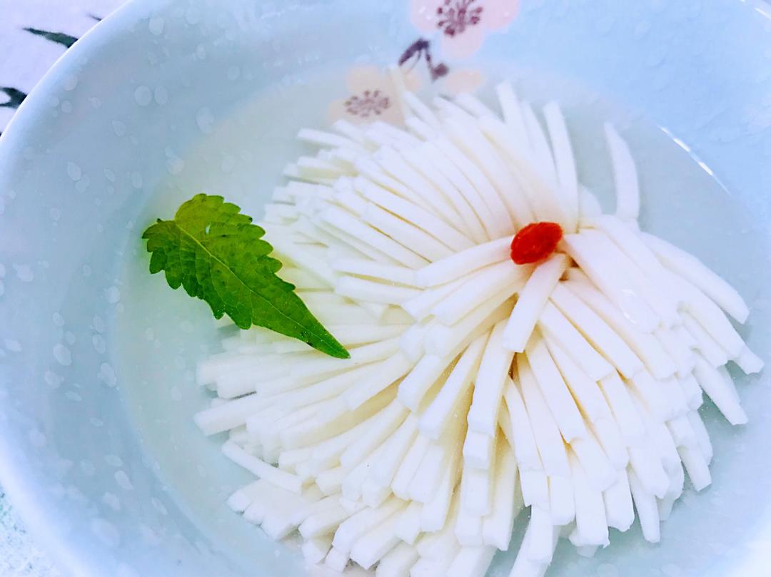 tinas-canteen做的菊花豆腐(手切详版附过程图)