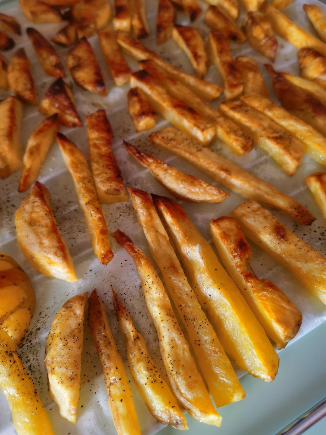 无油烤箱版薯条