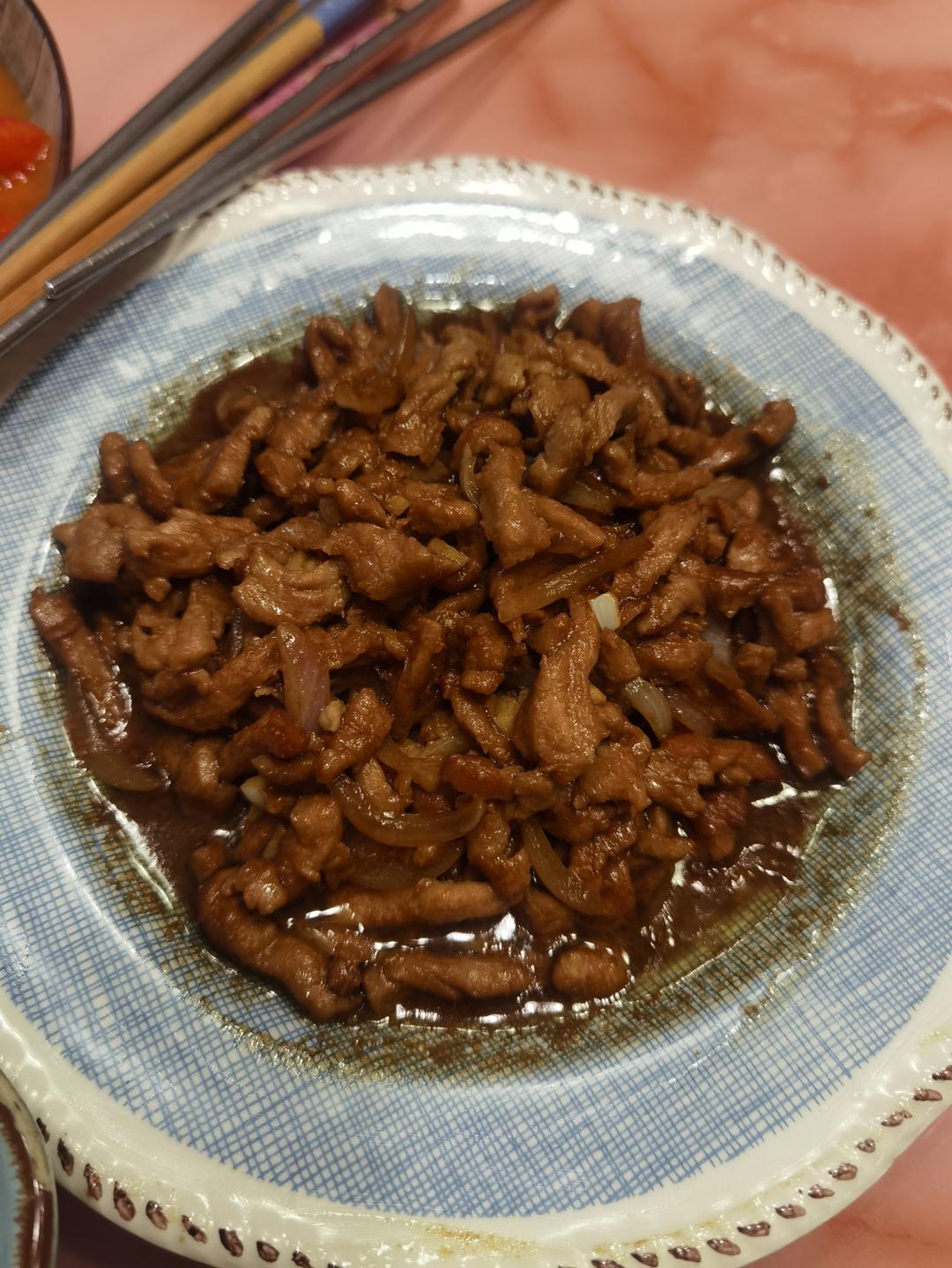 厨师长教你：“京酱肉丝”的家常做法，酱香咸甜适中，老少皆宜