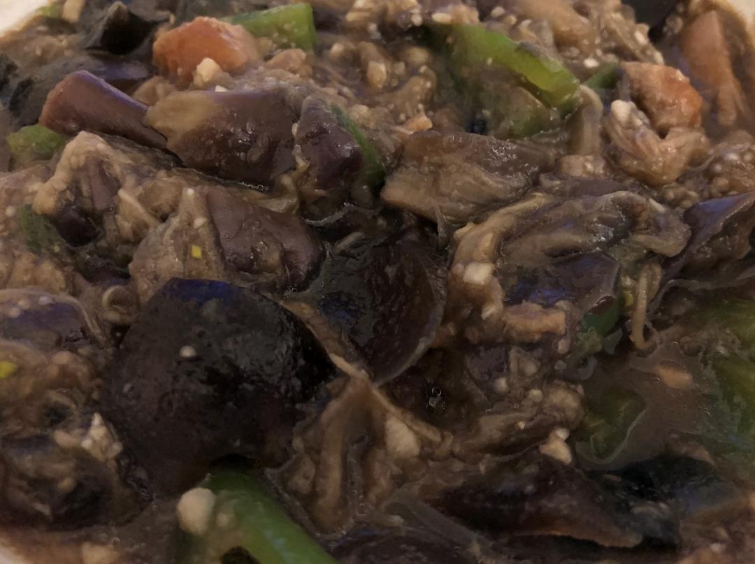 辣椒皮蛋擂茄子