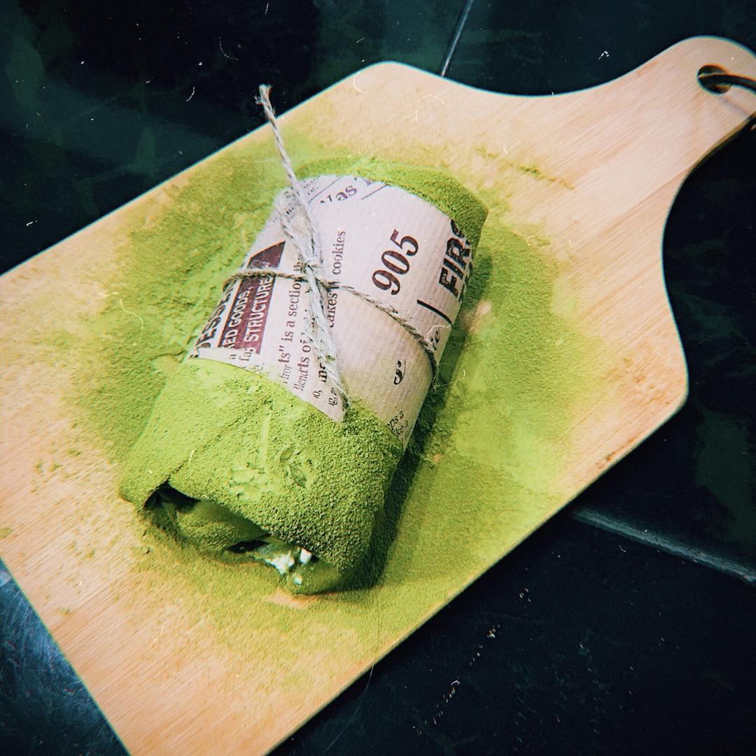 抹茶奶冻毛巾卷【曼食慢语】